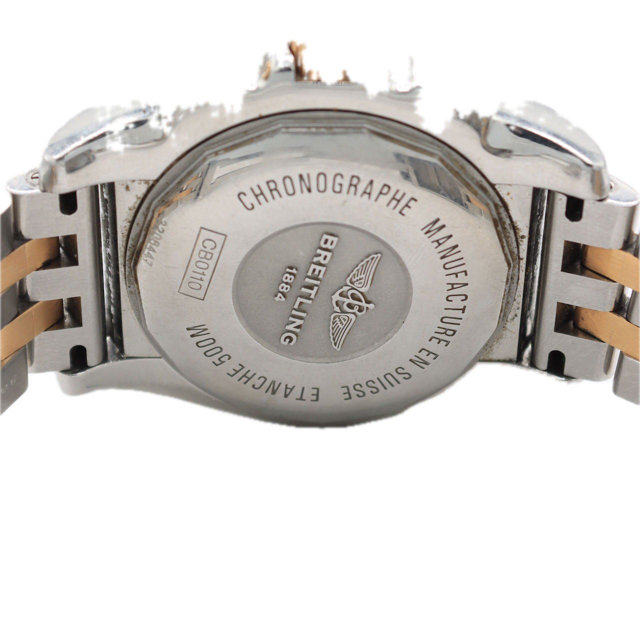 Breitling CB011012/G687 Chronomat Men's Chronograph Wristwatch Swiss Full Kit
