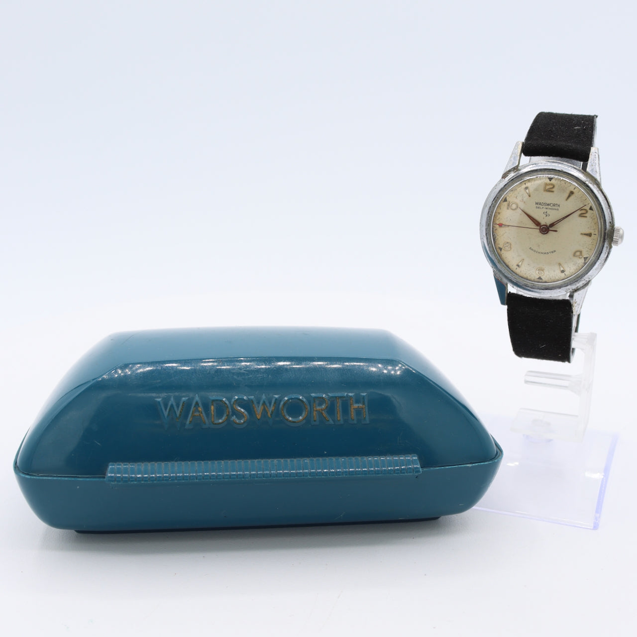 Vintage Wadsworth Shockmaster Men's Automatic Wristwatch A.Schild 1361 D W/Box