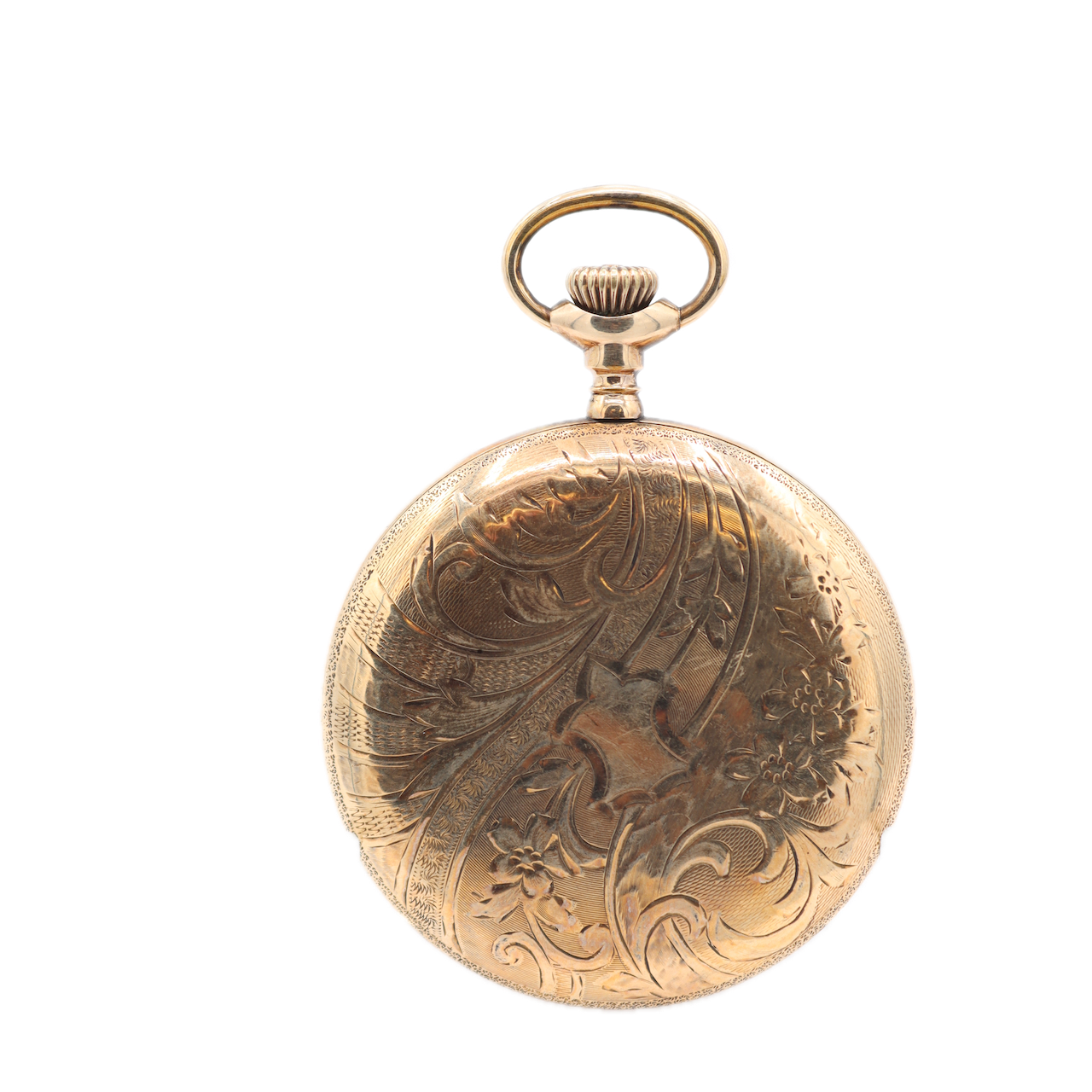 Antique 6s 1898 Waltham Multicolor 15 Jewel Pocket Watch Seaside Gold Filled
