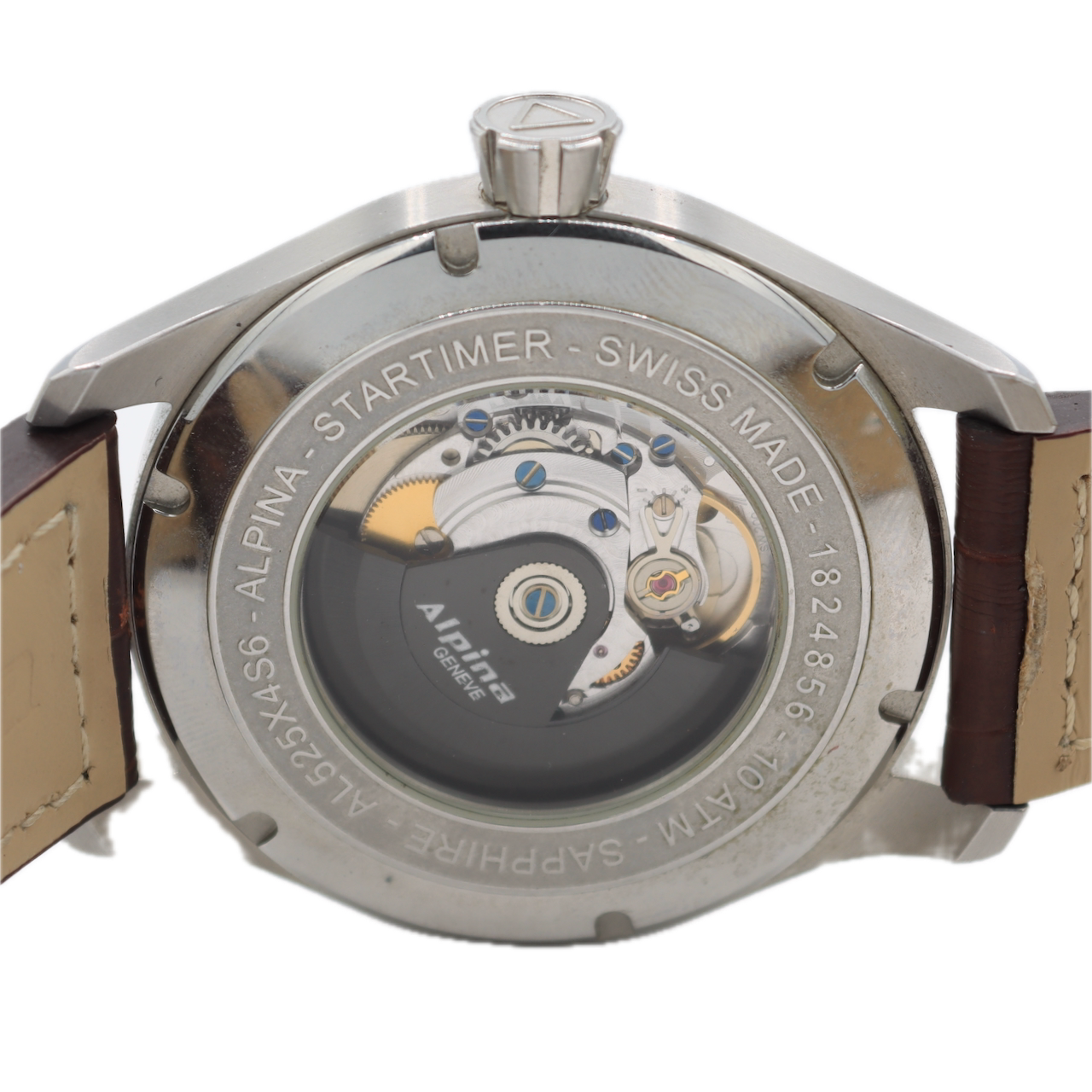 Vintage Alpina AL525X4S6 Startimer Pilot Men's Automatic Wristwatch Full Kit