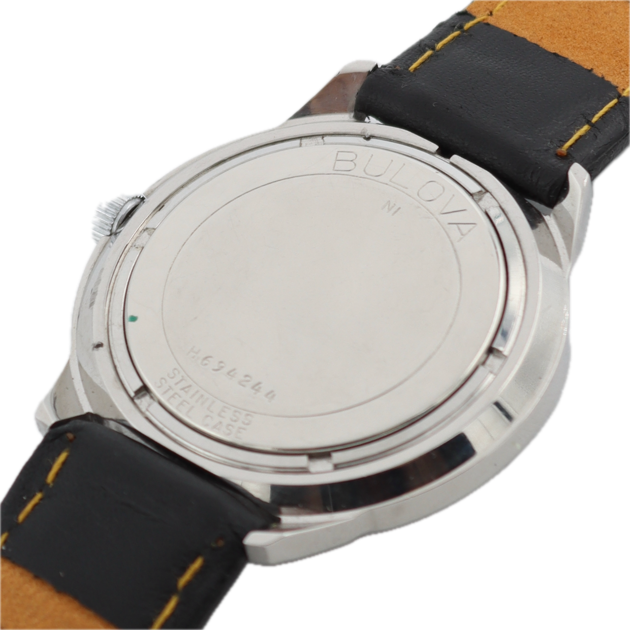 Vintage 1971 Bulova 3007 Sea King Date Men's Automatic Wristwatch Swiss Steel