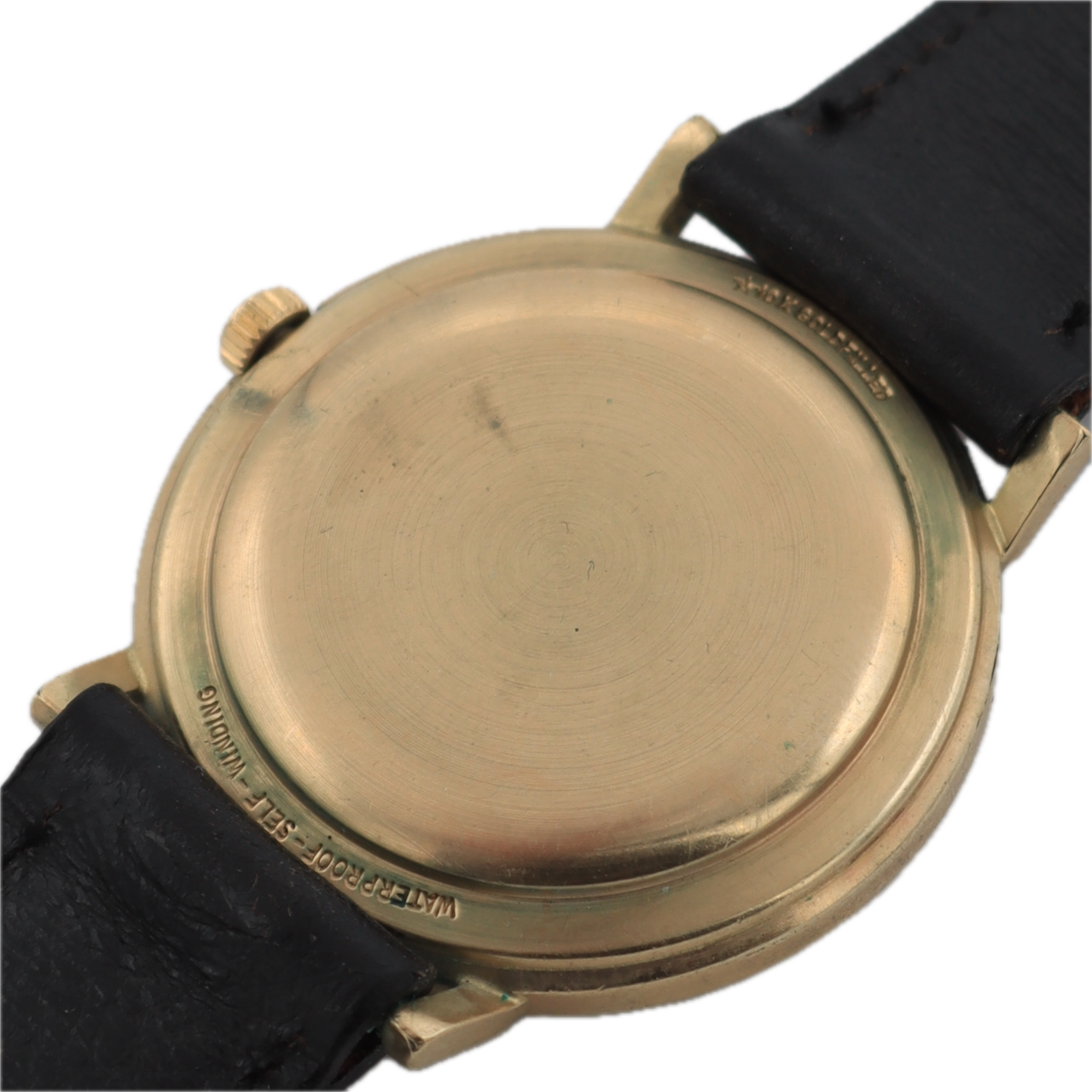 Vintage Lord Elgin 25 Sunburst Men's Automatic Wristwatch 10k Gold Filled
