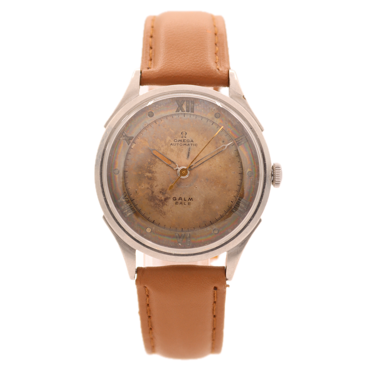 Vintage Omega Galm Bale Modified Case Back