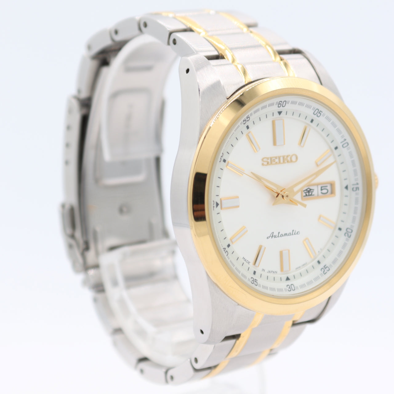 2024 Seiko 4R36-05Z0 Day Date Men's Automatic Wristwatch Japan Two Tone W/Box