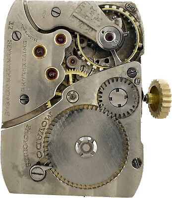Vintage Movado Curviplan 17Jewel Men's Mechanical Wristwatch 510 14k Gold Filled
