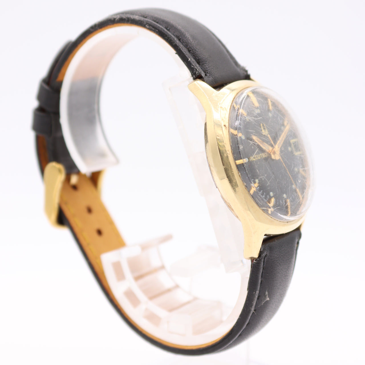 Vintage Accutron Calendar Black