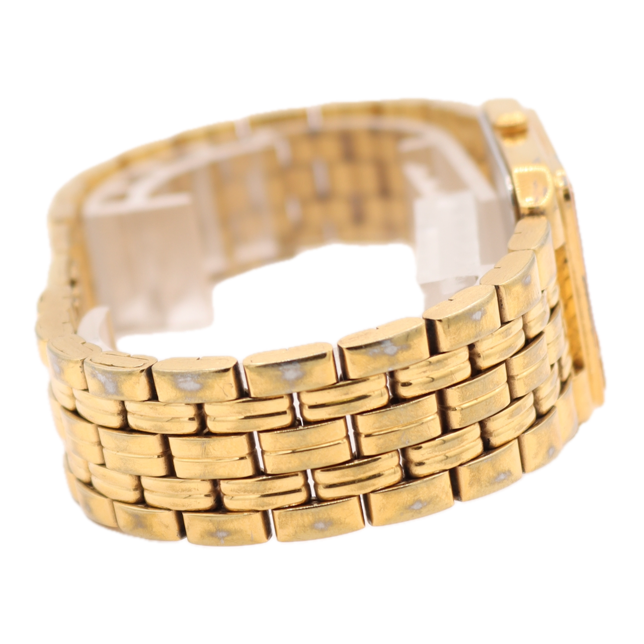 26mm Seiko V701-5J00 Galaxy Men's Quartz Wristwatch Japan Gold Tone Sunburst