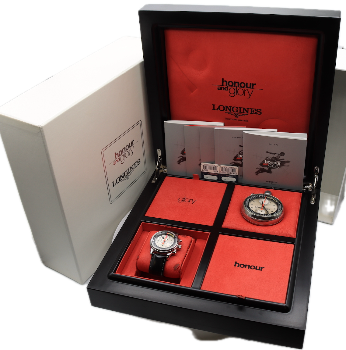 Longines L7-886-4-73-0H Honour and Glory Box Set LE Men's Wristwatch Full Set