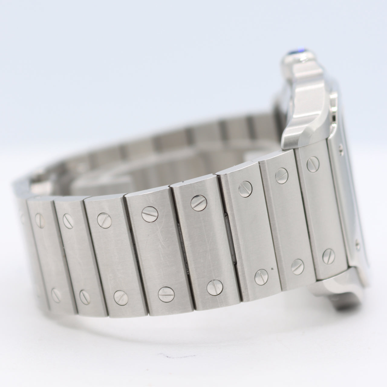 Cartier WSSA0018 Santos De Cartier Men's Automatic Wristwatch 1847Mc Swiss Steel
