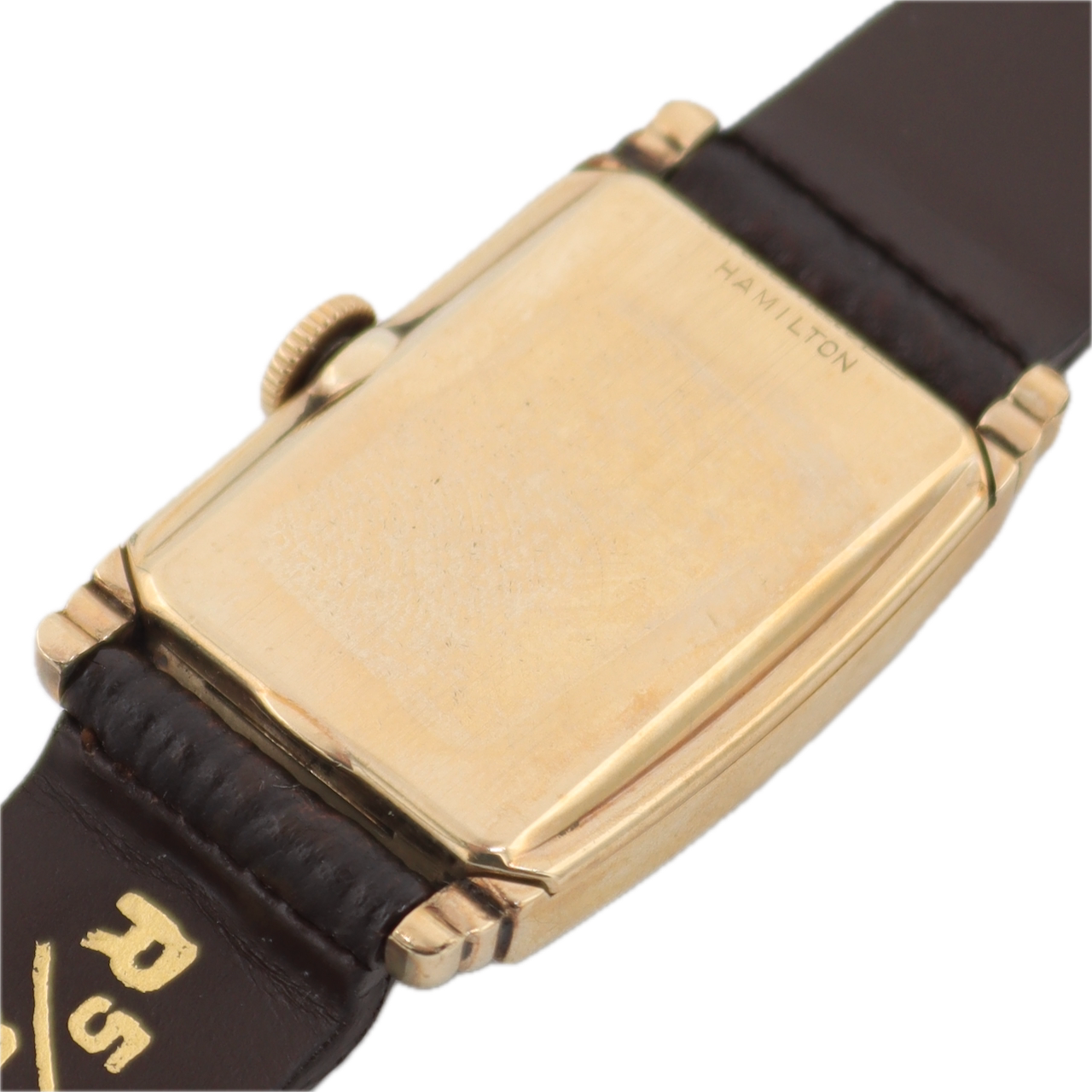 Vintage Hamilton Myron Men's Mechanical Wristwatch 980 USA 10k Gold Filled