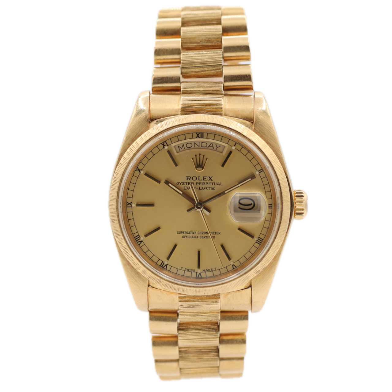 Vintage 1984 Rolex President Day-Date Men's Wristwatch 18k Gold Full Kit