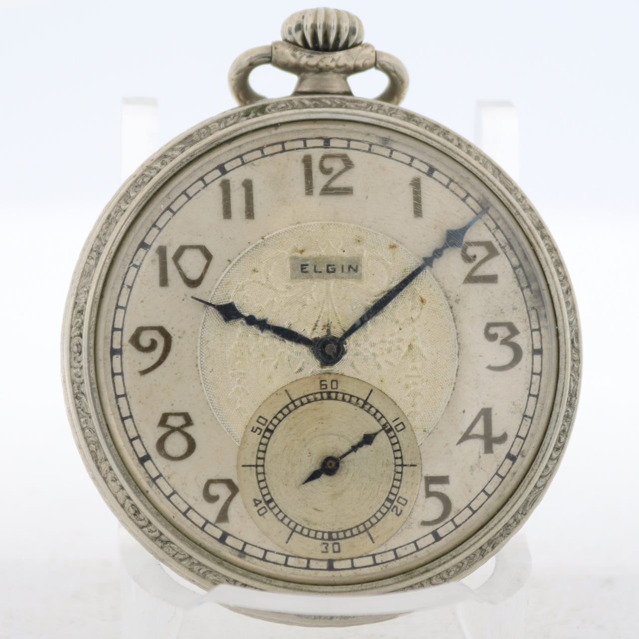 Antique 12s Elgin 15 Jewel Mechanical Pocket Watch 315 Fancy Engraved 10k RGP