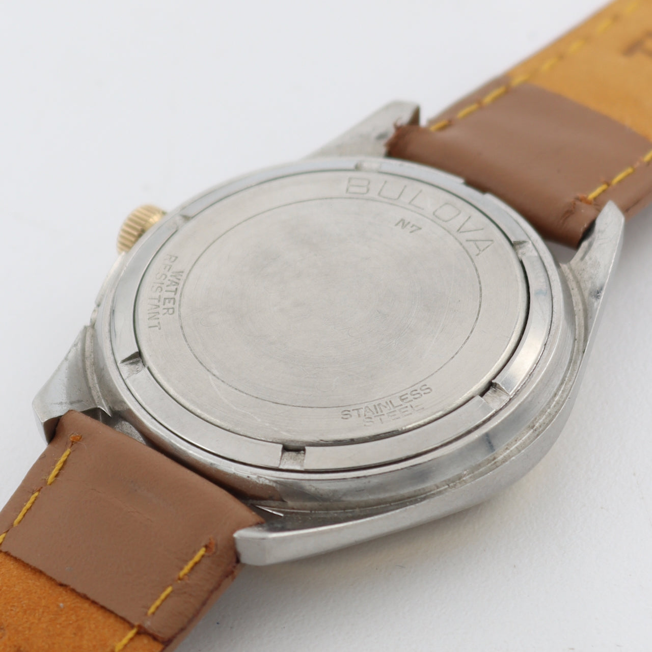 Vintage 1977 Bulova Accutron 954 Dual Day Men's Quartz Wristwatch Swiss Two Tone