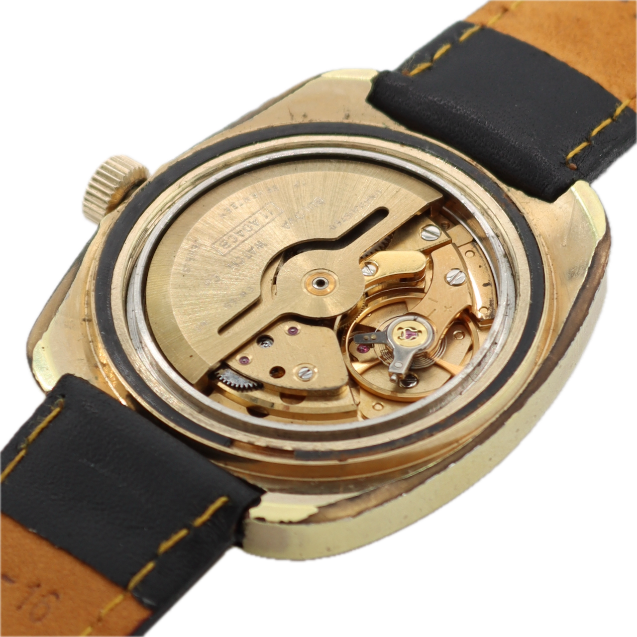 Vintage 1971 Bulova Oceanographer "R" Day Date Men's Automatic Wristwatch Swiss