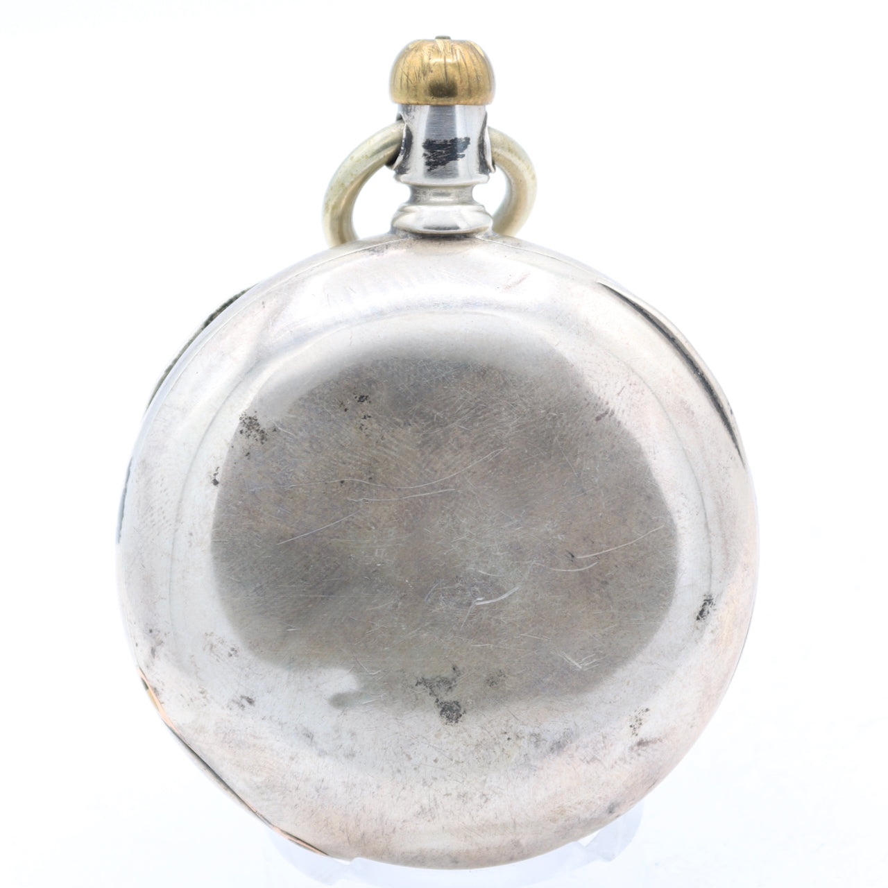 Antique 18s 1885 Hampden 11 Jewel Mechanical Pocket Watch 57 Coin Silver USA