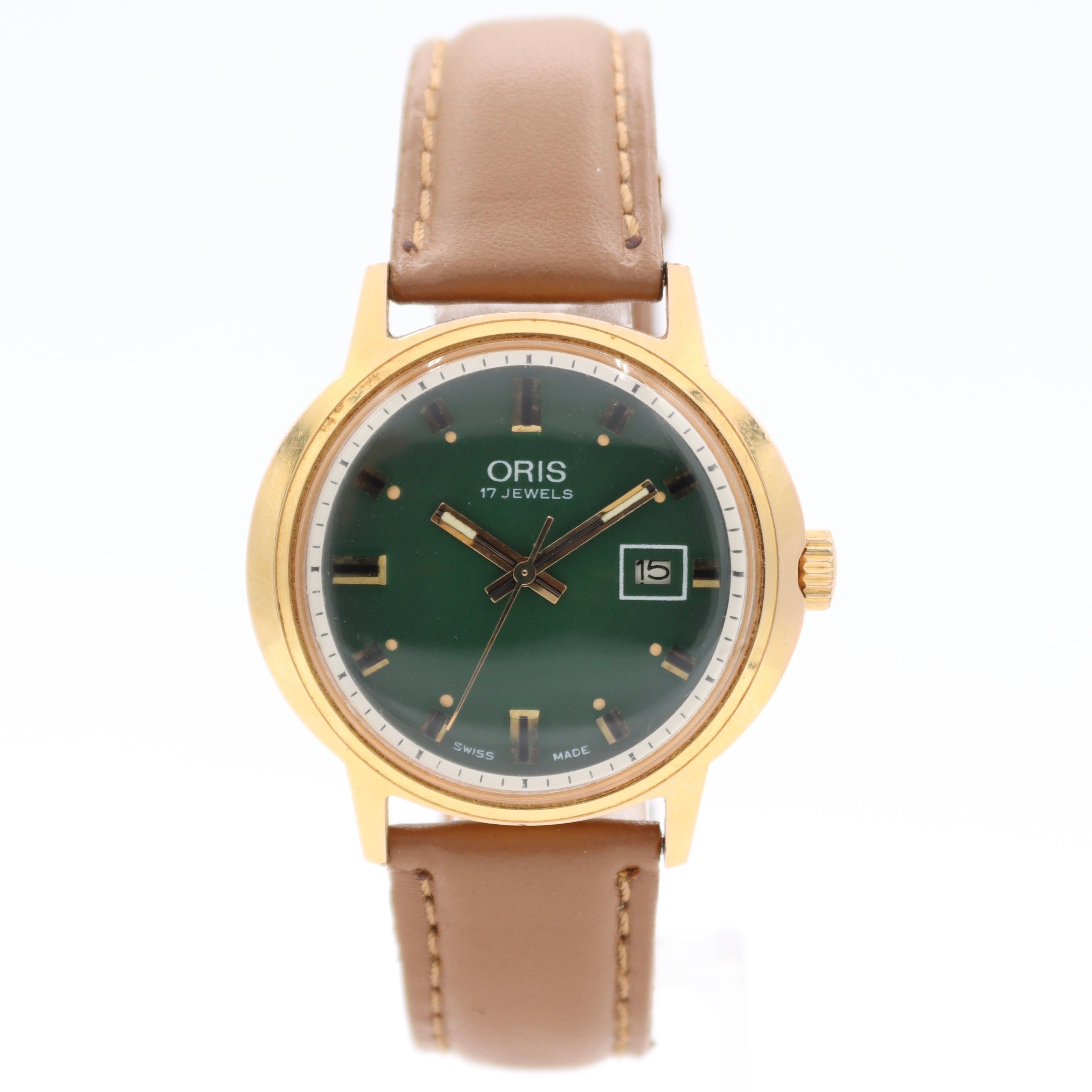 Vintage Oris Green Dial