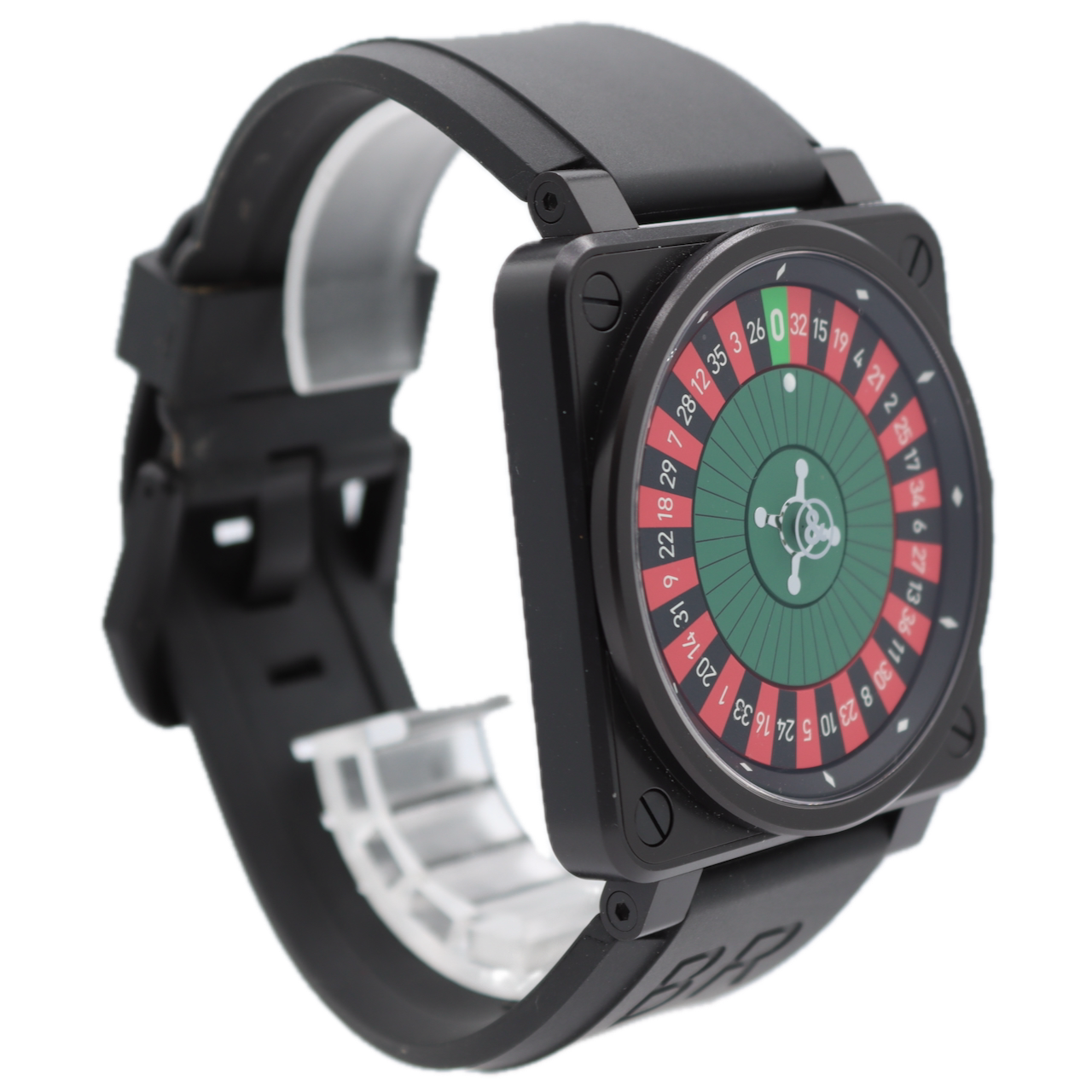 46mm 2011 Bell & Ross BR01-92-CA-MC Casino Roulette 21j Men's Wristwatch