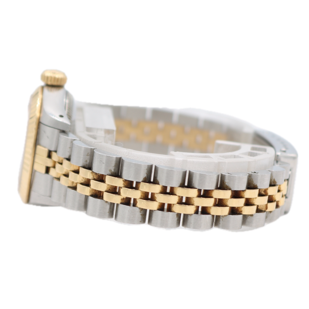 1986 Rolex 67193 Oyster Perpetual Lady Automatic Wristwatch 2130 Swiss Two Tone