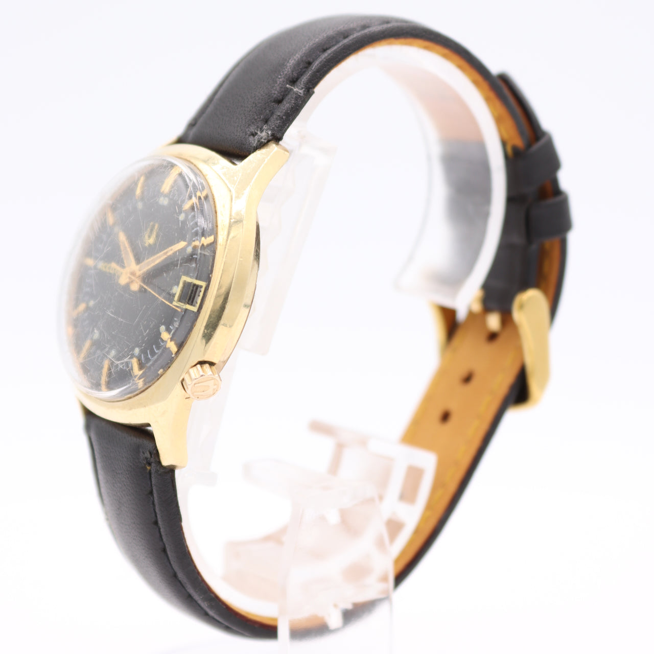 Vintage Accutron Calendar Black