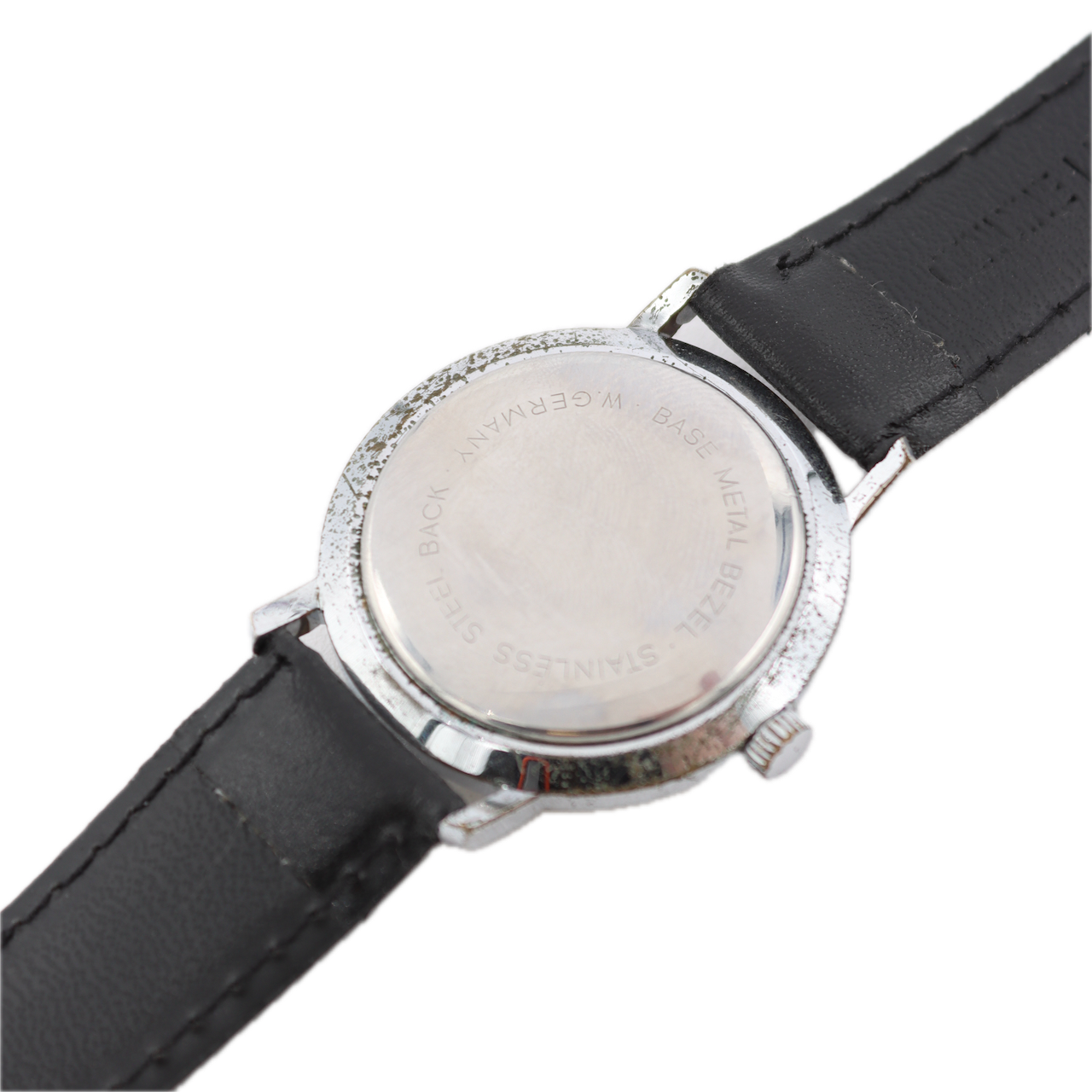 Vintage 34mm Helbros Day Date Men's Automatic Wristwatch Germany Base Metal