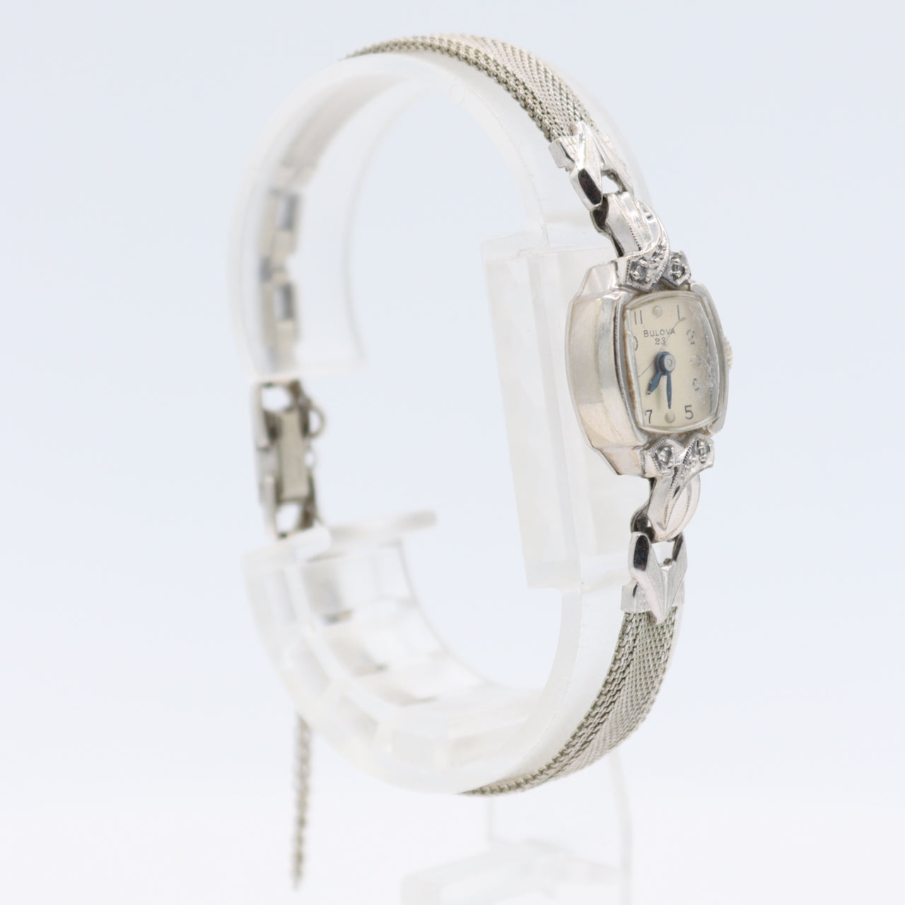 Vintage 1958 Bulova "23" Ladies Mechanical Wristwatch 5AD USA 10k RGP Cocktail