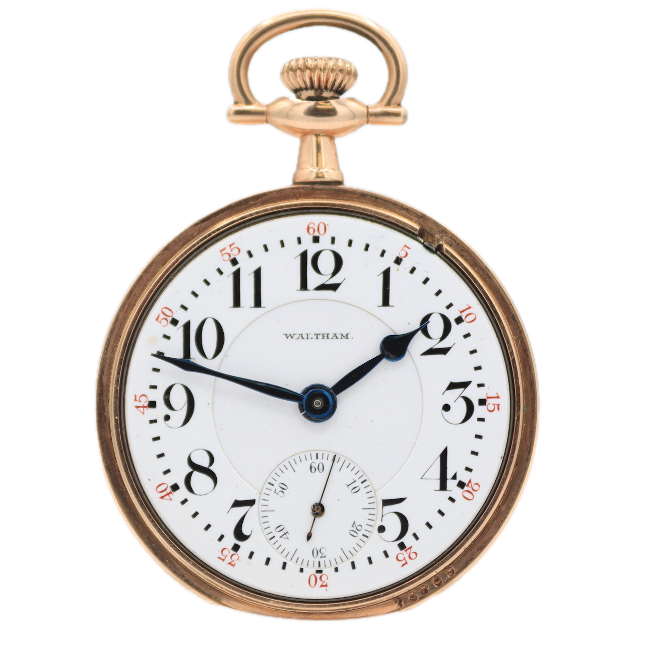 Antique 16s Waltham 23j Mechanical Railroad Pocket Watch Vanguard Gold FIlled