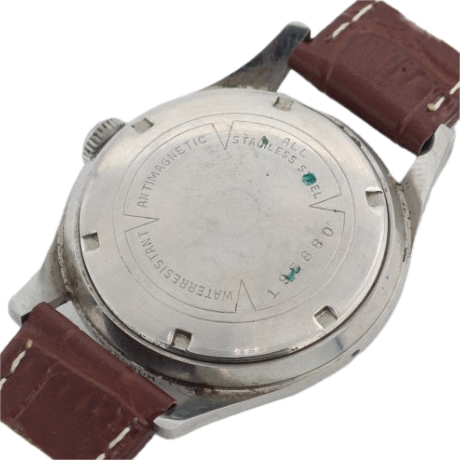 Vintage Cronow Military Men's Mechanical Wristwatch AS 1187 Swiss Steel