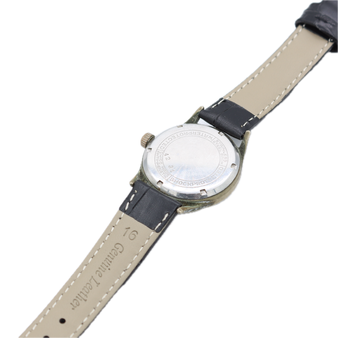 Vintage Clebar 42 31 WWII Military Style Men's Mechanical Wristwatch 26SC Swiss