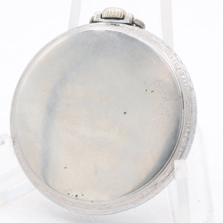 Antique 16s 1909 E. Howard Engraved 17 Jewel Mechanical Pocket Watch Series 7