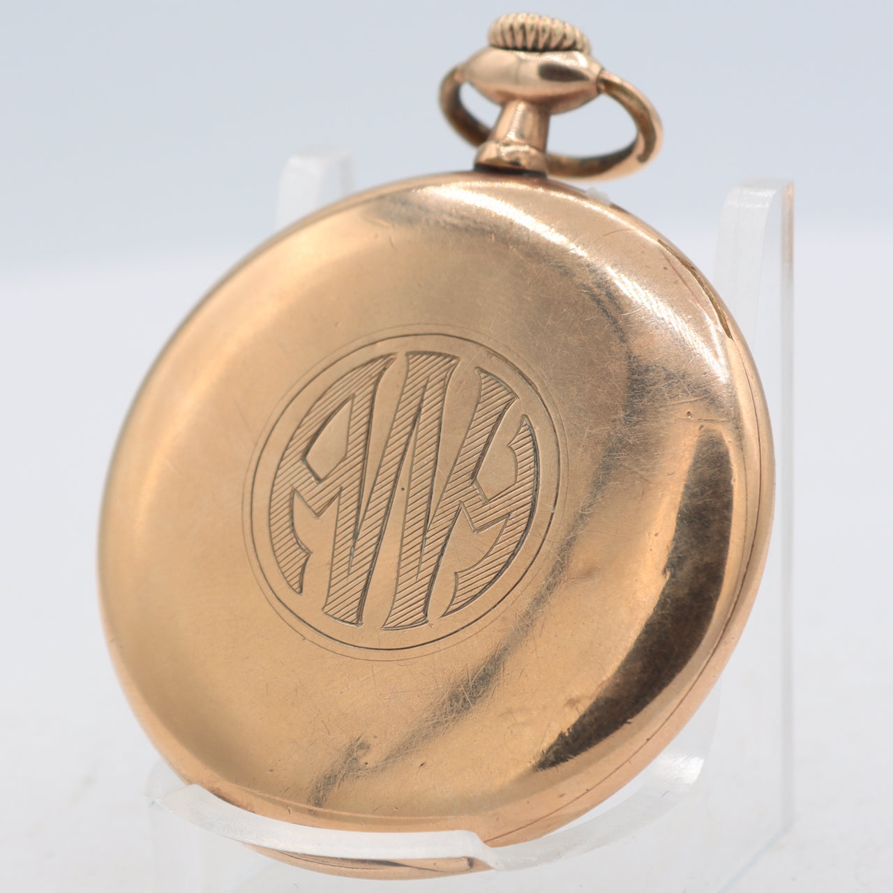 Vintage W.S. Co. Early Veri-thin Mechanical Pocket Watch 25 Year GF Swiss