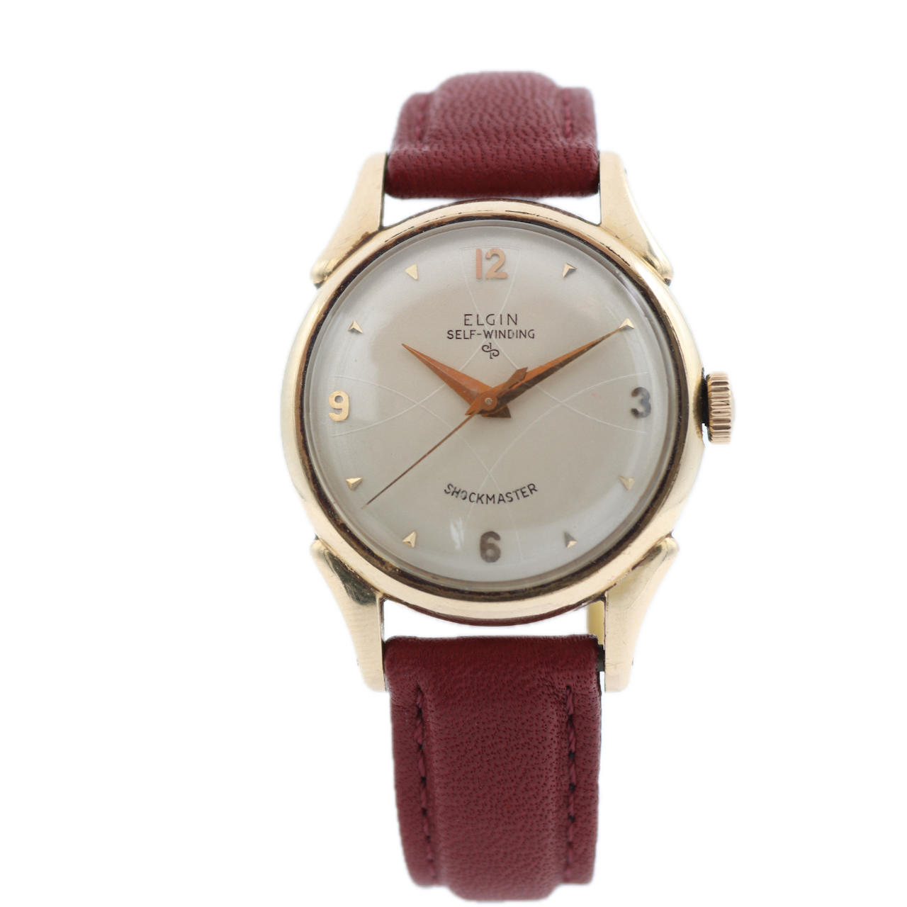 Vintage 31mm Elgin 6807 Nautilus Men's Automatic Wristwatch 643 USA 10k GF