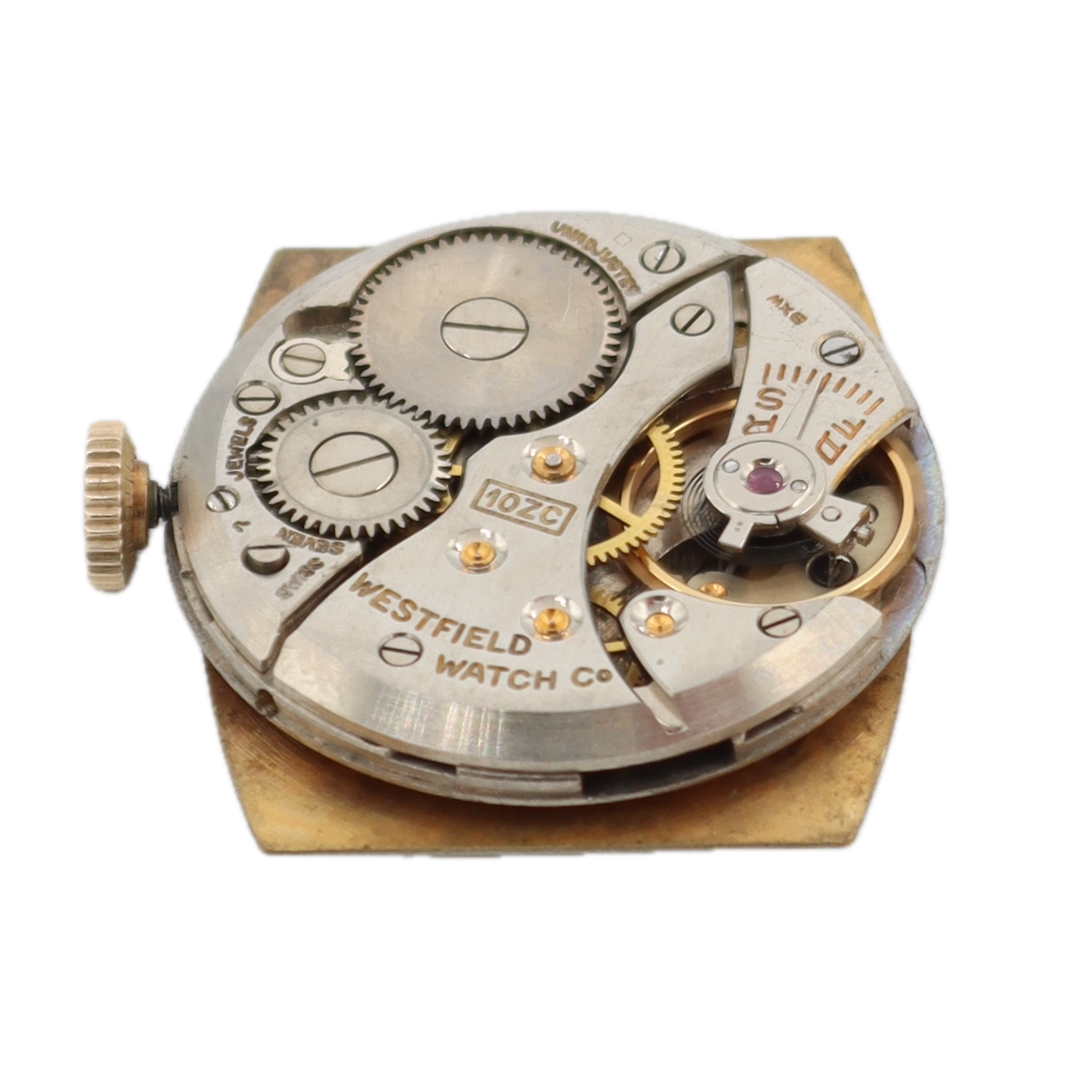 Vintage 25mm Westfield Air King Men's Mechanical Wristwatch 10ZC Swiss Two Tone