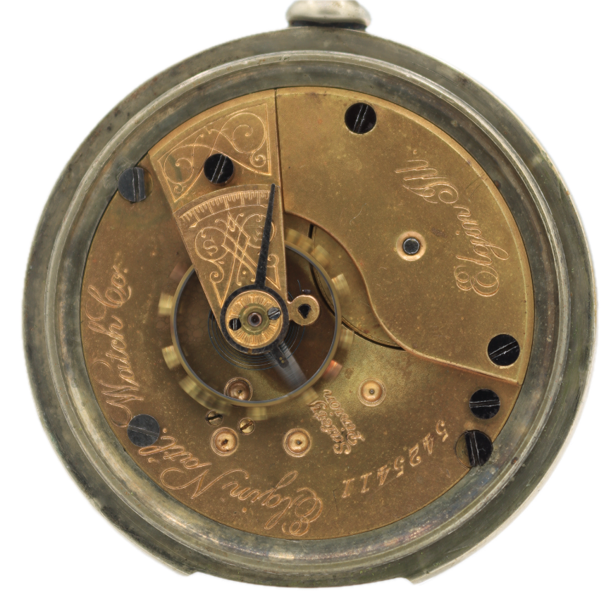 Antique 18s Elgin Mechanical Open Face Pocket Watch Grade 73 OresilverRunning