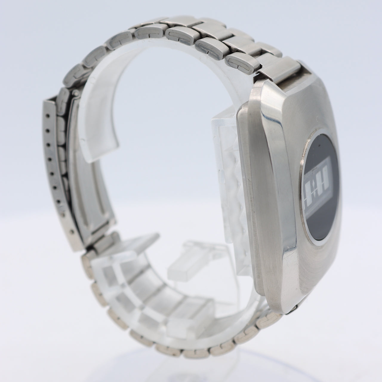 Vintage Epsa-Optel Dynamic Scattering DSM Men's Digital LCD Wristwatch Steel