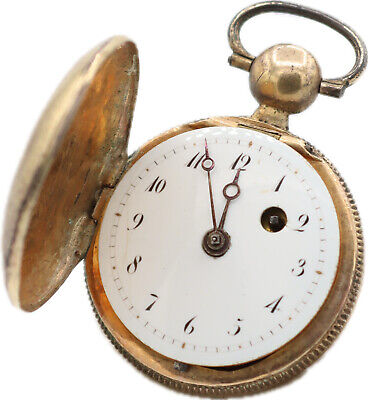 Antique 26.5mm Tiny Fusee for Fob Key Wind Hunter Pocket Watch English