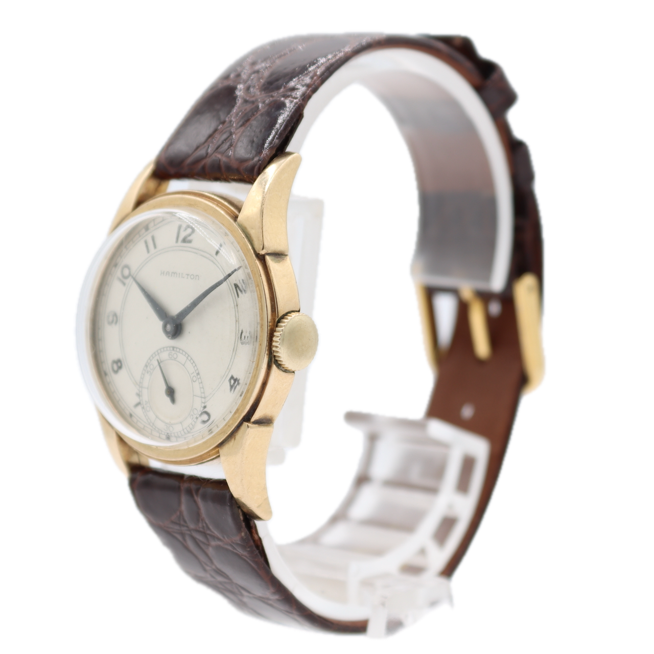 Vintage 29mm Hamilton 17 Jewel Men's Mechanical Wristwatch 987A 10k GF fRepair