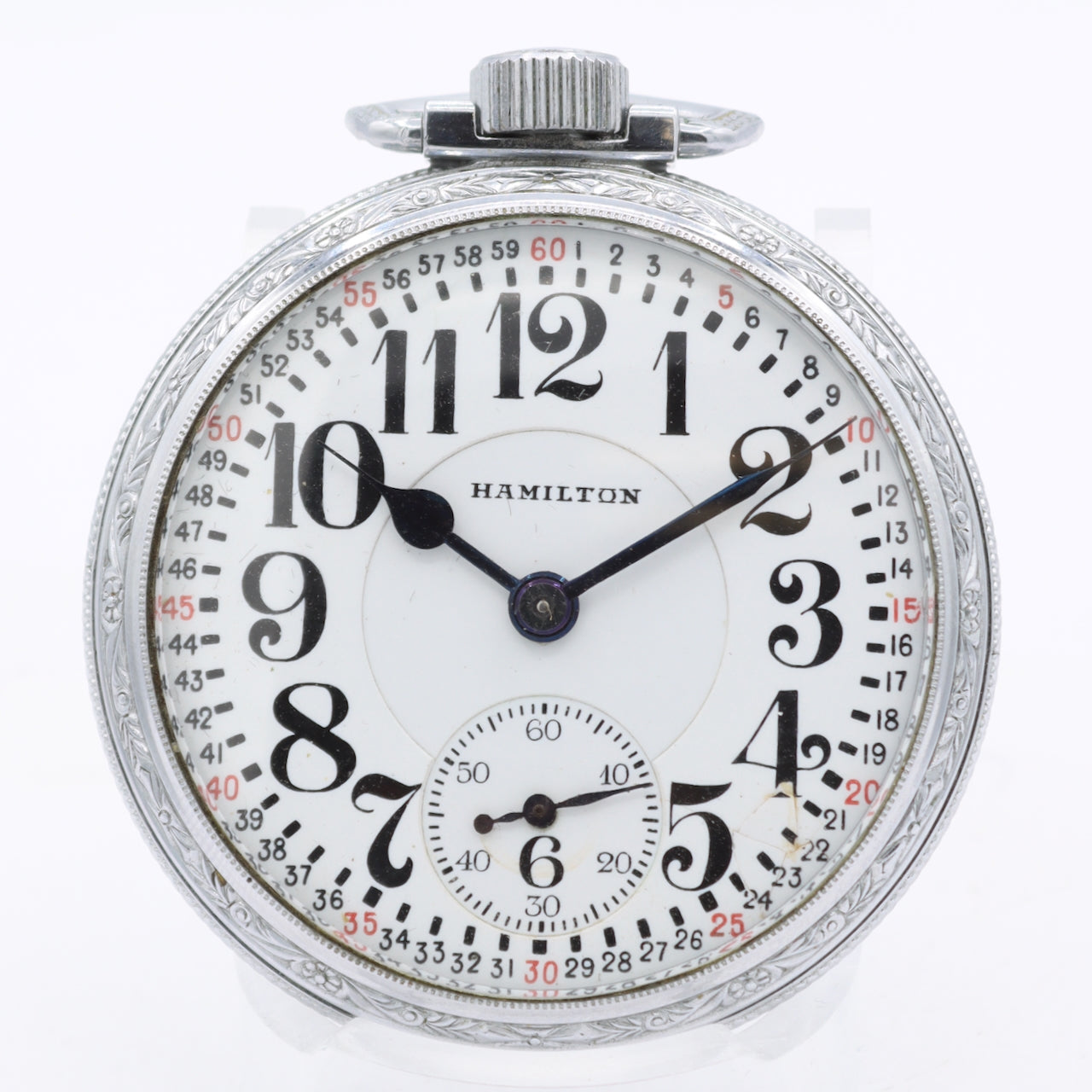 Vintage 18s 1931 Hamilton 21j Mechanical Railroad Pocket Watch 992 10k GF USA