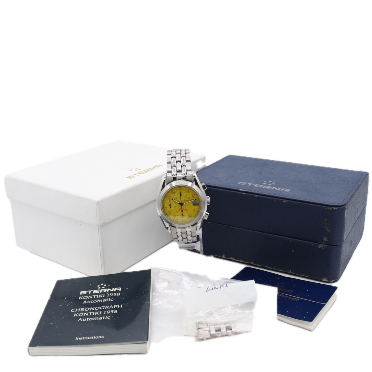 Eterna Kontiki 1958 Yellow Dial 1575.41 – photo 2