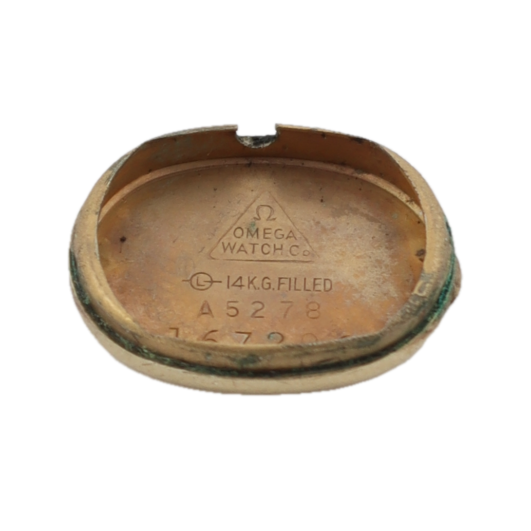Vintage 1960 Omega A5278 Cocktail Ladies Mechanical Wristwatch 483 Swiss 14k GF