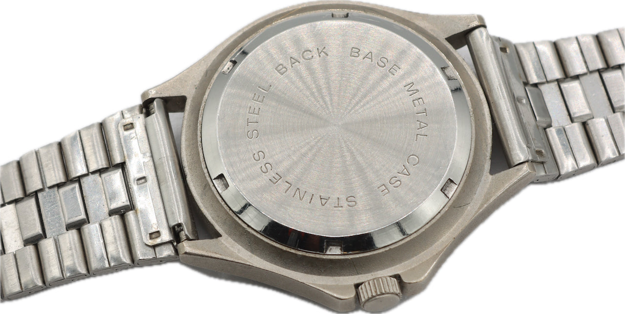 36mm Lucien Piccard DuFonte Date Men's Quartz Wristwatch Japan Base Metal