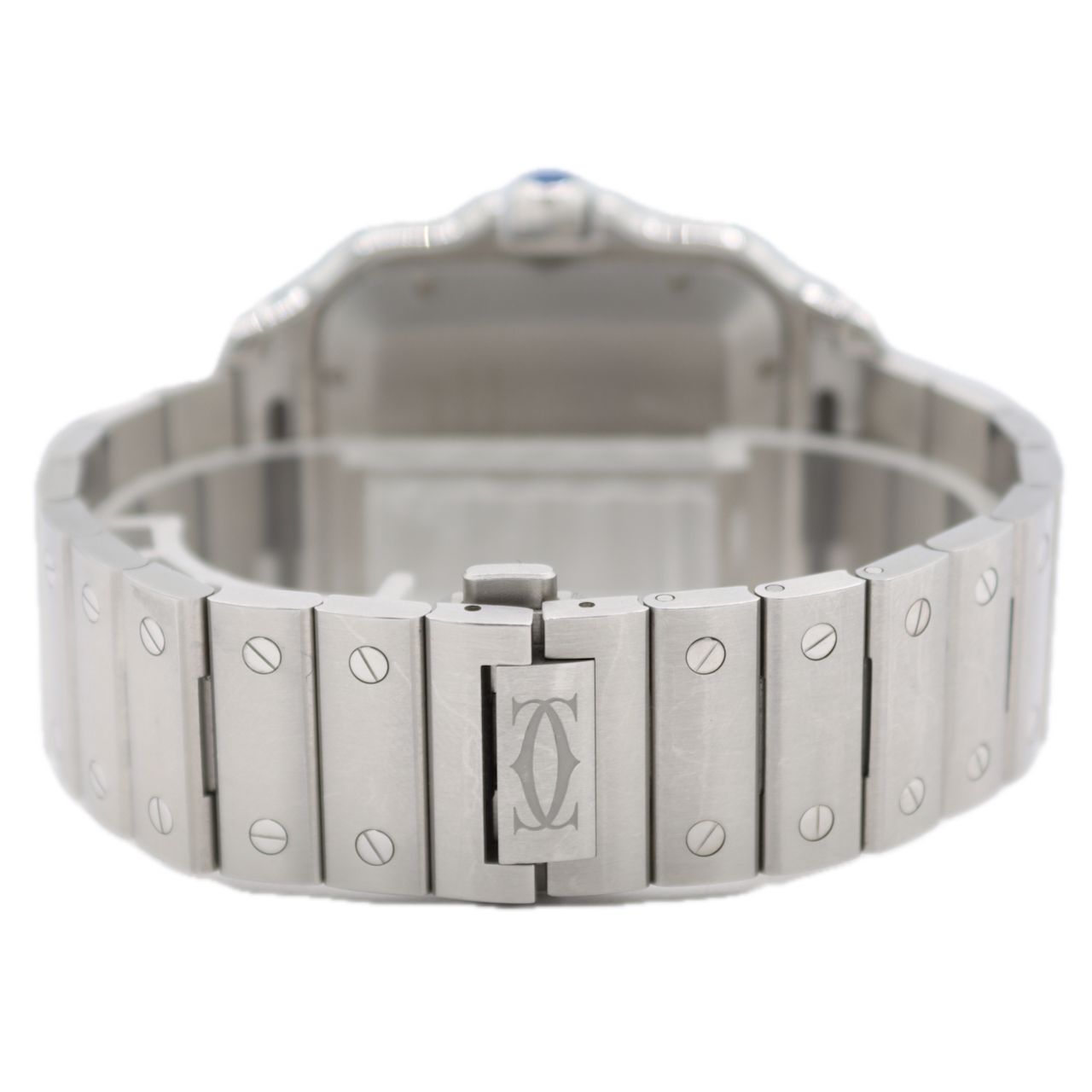 Cartier WSSA0018 Santos De Cartier Men's Automatic Wristwatch 1847Mc Swiss Steel