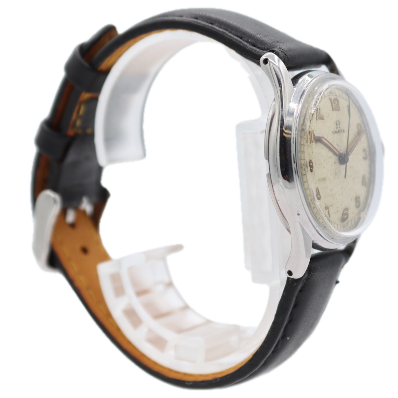 Vintage 1942 Omega 2328 Military WW2 Era Men's Mechanical Wristwatch Steel