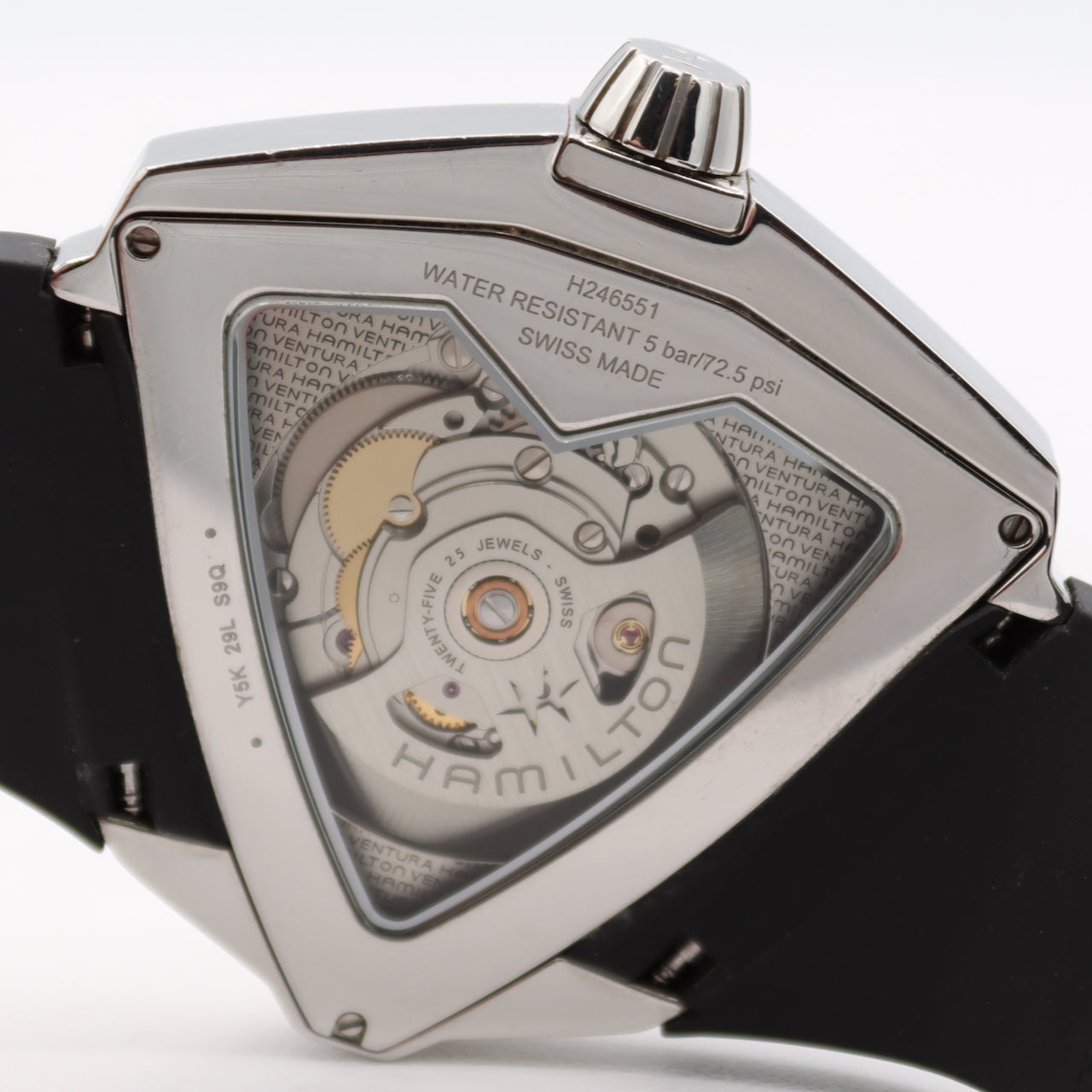 46mm Hamilton H246551 Ventura XXL Men's Automatic Wristwatch Swiss Steel W/ Box