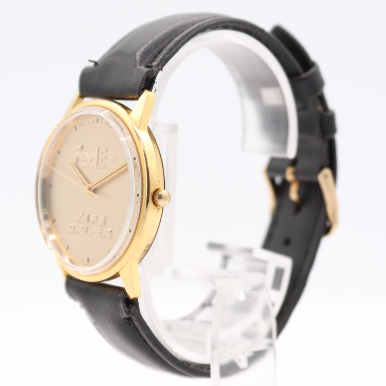 Vintage 1997 Bulova Accutron FedEx Safe Driver Award Men's Quartz Wristwatch