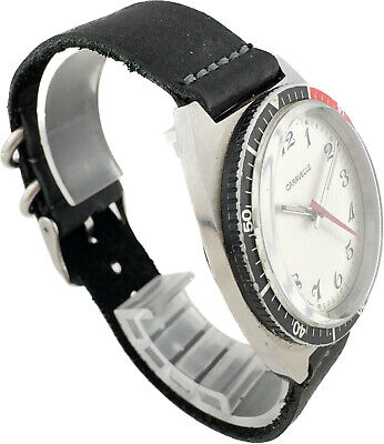 Vintage Caravelle Men's Mechanical Wristwatch 1061.50 w Coke Style Divers Bezel