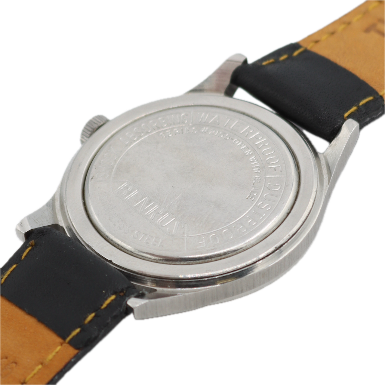 Vintage 34mm Benrus DN2A 17j Men's Mechanical Wristwatch AX2 66 Swiss