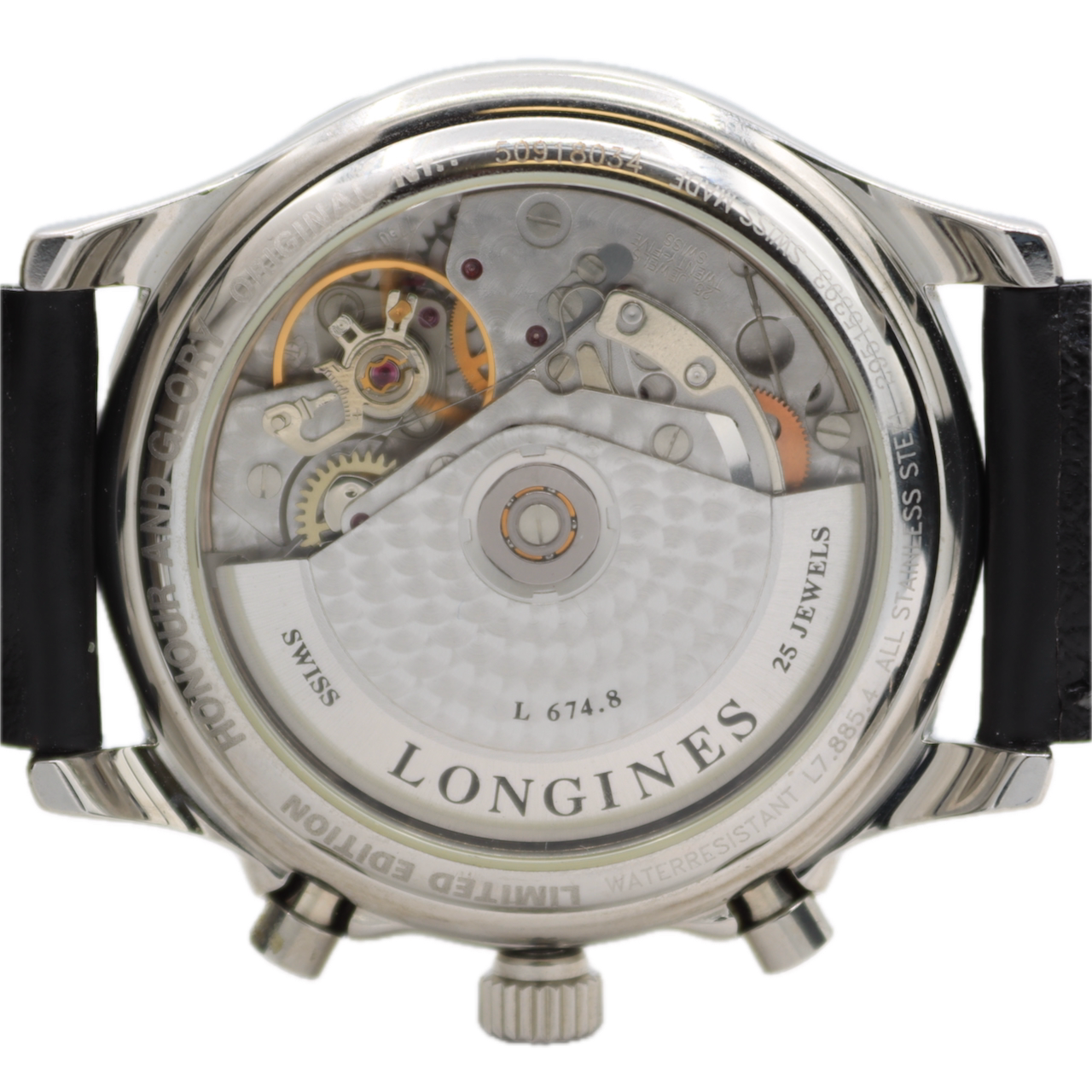 Longines L7-886-4-73-0H Honour and Glory Box Set LE Men's Wristwatch Full Set