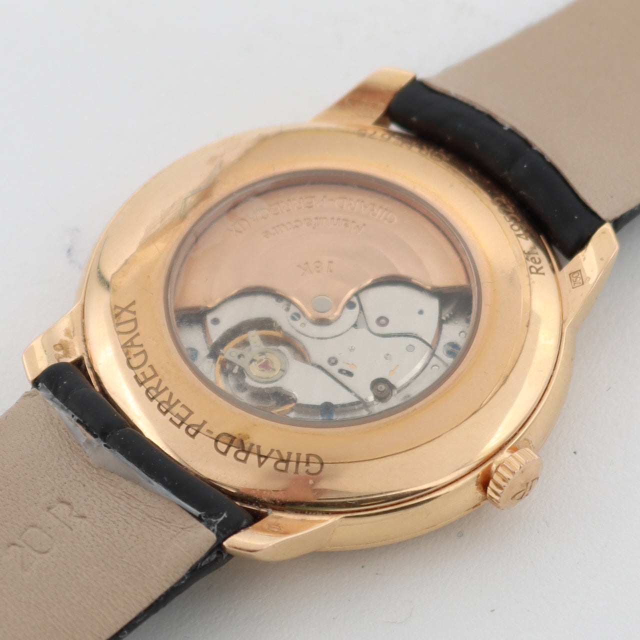 Girard Perregaux 49525 1966 Men's Automatic Wristwatch Swiss 18k Gold