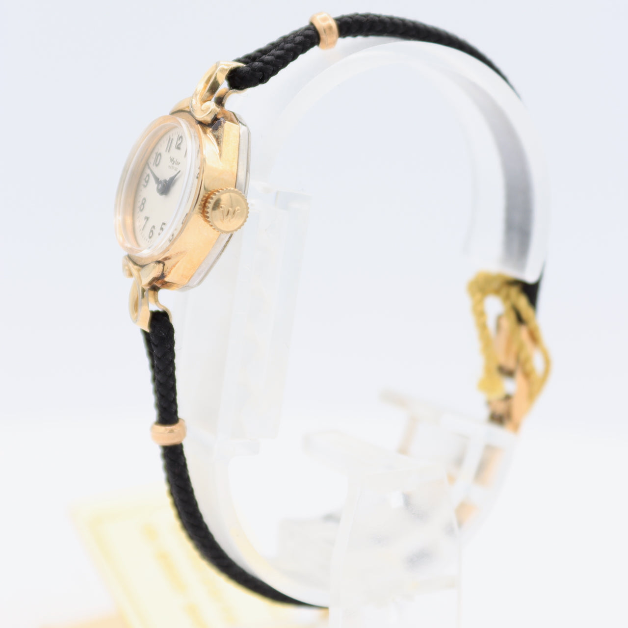Vintage Wyler 3866/7-705 Sunburst Date Ladies Automatic Wristwatch Gold Plated