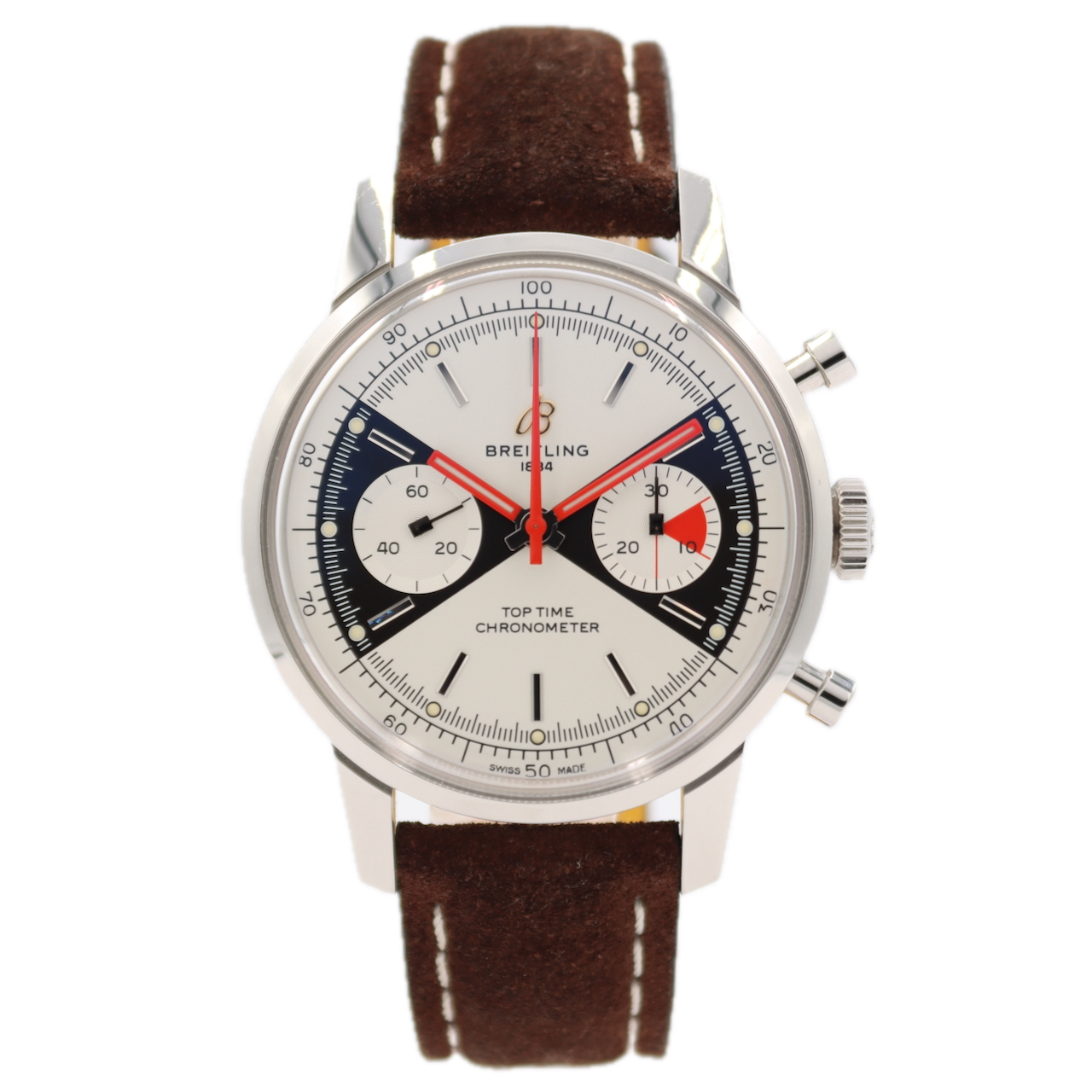 41mm Breitling A23310121G1X1 Top Time 1967 Zorro Men's Chronograph Wristwatch